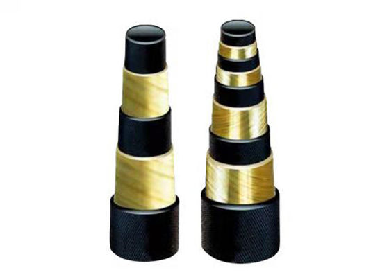 Selang Tekanan Ultra Tinggi 100MPa Selang Karet Spiral Kawat Baja
