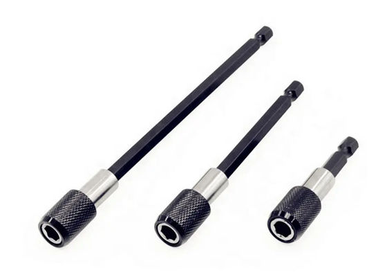 1/4 Inch Head Extension Rod Batch Magnetic Screwdriver Quick Transfer Lever Self-locking Extension Rod 150mm Alat tangan