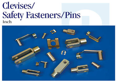 Zinc Plated Stainless Steel Clevis Pin Keamanan Fasteners Untuk Lawn / Taman