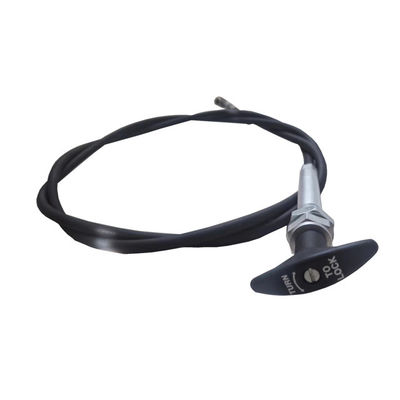 Pengaturan kabel perakitan dengan Twist Locking Handle 96 "panjang Hitam