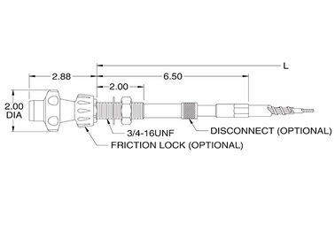 Pengaturan Korosi Proof Kabel Majelis Micro Adjust Series Control Heads
