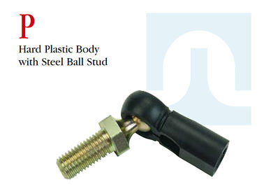 P Series Stainless Steel Ball Joint Low Carbon Steel / Zinc Plated Dengan Steel Ball Stud