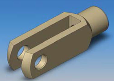 TXLC Series Threaded Clevis Pin, Carbon Steel Zinc Plated Small Clevis Pins