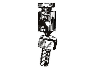 Zinc Plated Rotary Swivel Joint DC Series Aplikasi Transfer Gerak Mekanis