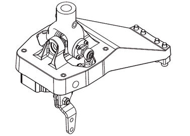 Aluminium / Plastik Manual Transmission Shifter 923 Seri Transmission Control Valve