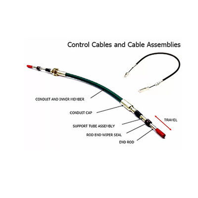 Rakitan Kabel Kontrol Mekanik Dorong Tarik Tahan Lama dan Tahan Gesekan