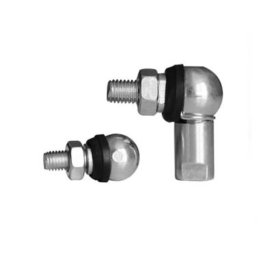 Perak atau Kuning Zinc Plated Angle Ball Joint Rod End Bearing Dengan Segel Karet IATF16949 Bersertifikat