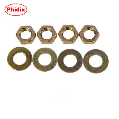 Kit Mesin Cuci dan Mur Hex Benang Kasar Mur Galvanis Hot Dip