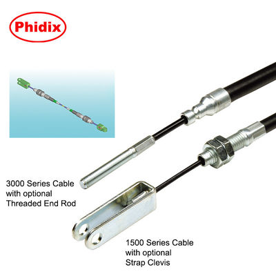 Kabel Kontrol Tarik - Hanya Kabel Rem Dengan Rod End Threaded / Strap Clevis