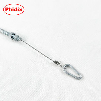 Non Lock Kabel Kontrol Mekanis Industri Dorong Tarik Kepala Kontrol Mesin Ditutup