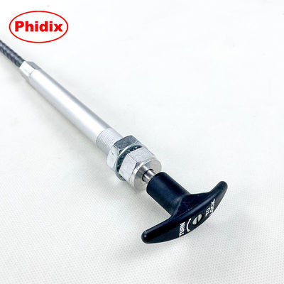 Twist Locking Control Kabel Kepala, Plated Carbon Steel Locking Push Pull Kabel Kepala