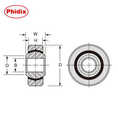 J/JM Series Self-Lubricating Bearings. Kelembaban Temperatur Ekstrim & Korosi untuk Mesin Industri Berat, Konstruksi, Pertanian (OEM/MRO)