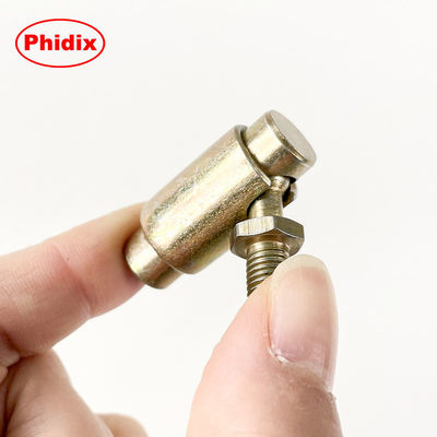 S/SS/SC Series Quick-Disconnect Ball Joints. Desain Sleeve & Clip Spring-Loaded untuk Sistem Pertanian & Material Handling. Baja Zinc Plated dengan Studs yang Diobati Panas.