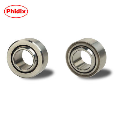 NSSB Series Smaller-Body Stainless Steel Spherical Bearings. PTFE-Lined untuk Ketahanan Korosi dalam Pengolahan Kelautan & Makanan. Press-Fit atau V-Groove Mounting.