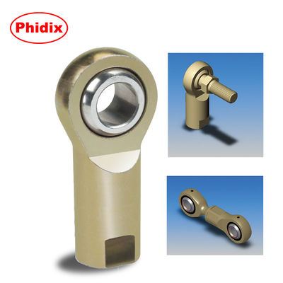 EM-T/EF-T Series 2-Piece PTFE-Lined Rod Ends ️ Desain Self-Lubricating dengan Electroless Nickel Plating untuk mengurangi keausan & pemeliharaan hemat biaya