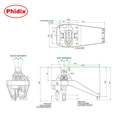 Low-Friction Maintenance-Free Shift System for Cab-Over Trucks & Special Vehicles. Zero Lubrication, Solusi OEM Custom