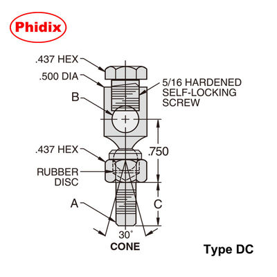 Produk penghubung Rotary Swivel Joint Connector Type DC / DH Control Swivels