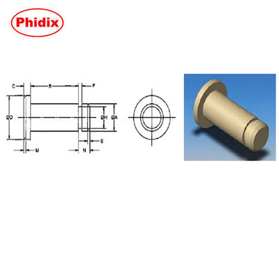 Berbagai Dimensi Gas Spring Carbon Steel Clevis