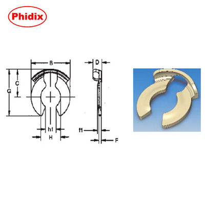 Berbagai Dimensi Gas Spring Carbon Steel Clevis