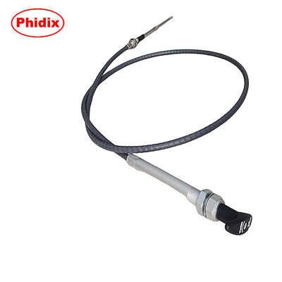 Push-Pull Control Cable dengan Twist Lock Handle dan Threaded Bulkhead Mount untuk aplikasi panjang yang dapat disesuaikan