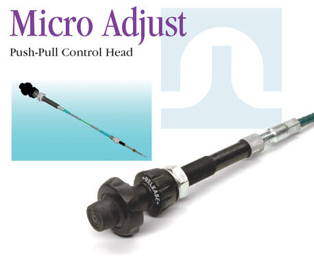 Kabel Kontrol Mekanis Hitam Dengan Gabungan Bola Koneksi Kabel Sempurna untuk Mesin Konstruksi dan Pertanian