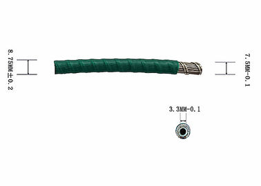 PVC Lapisan Luar Push Pull Control Cables Casing Luar