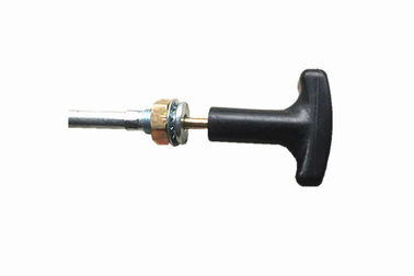 Rangkaian Kabel Kontrol Resistensi Suhu Tinggi 3700mm Panjang Dengan Genggam T Hitam