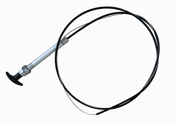 IATF16949 1500MM Kabel Kontrol Mekanis Dengan Black Twist Lock T-Handle