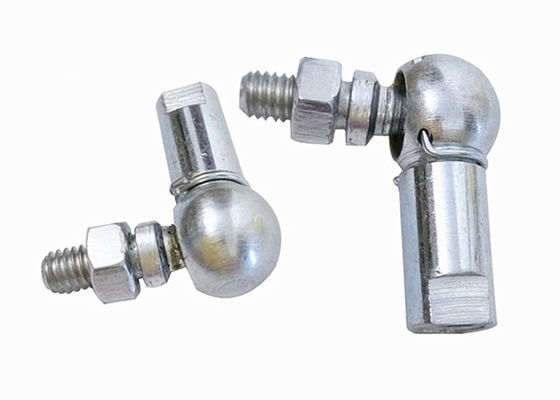 Zinc dilapisi baja karbon stainless steel material bola gabungan ujung batang berujung