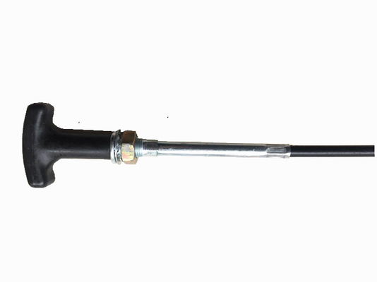 Hitam T Handle Transmission Control Kabel Pengelasan Pengeboran 3700MM Panjang