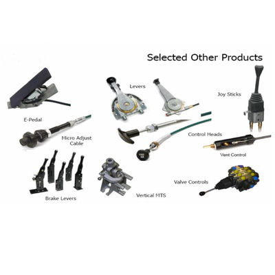 Berbagai Panjang Push Pull Control Kabel Pasar Konstruksi Excavator Spare Parts