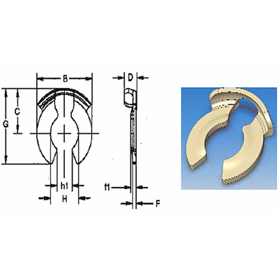 Zinc Plated Stainless Steel Clevis Pin Keamanan Fasteners Untuk Lawn / Taman