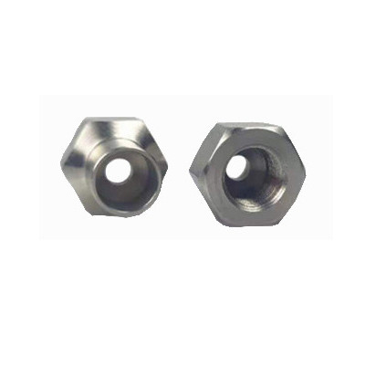 M12x1 Sleeve Flange Fittings Kabel Akhir SS316 Stainless Steel Hex Nut