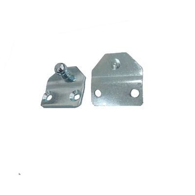 Fittings ujung kabel tugas berat Zinc Plated Flat Carbon Steel Bracket Dengan 13MM Ball Stud